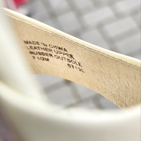 Michael Michael Kors Maribella White Clear Platform Ankle Strap Sandals 7.5 - Picture 10 of 10